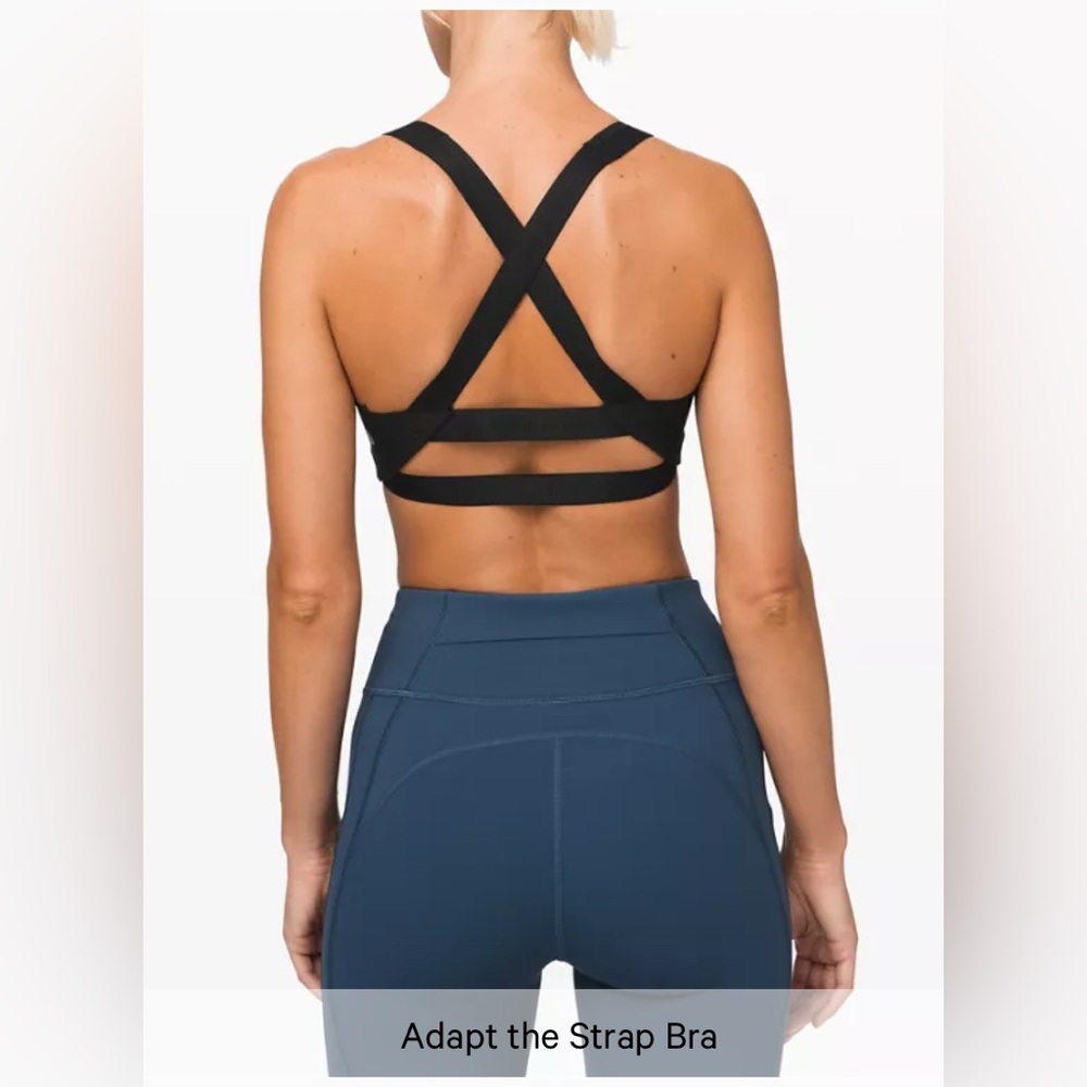 LULULEMON ADAPT THE STRAP SPORTS BRA SIZE 10 LIKE NEW - Picture 5 of 7